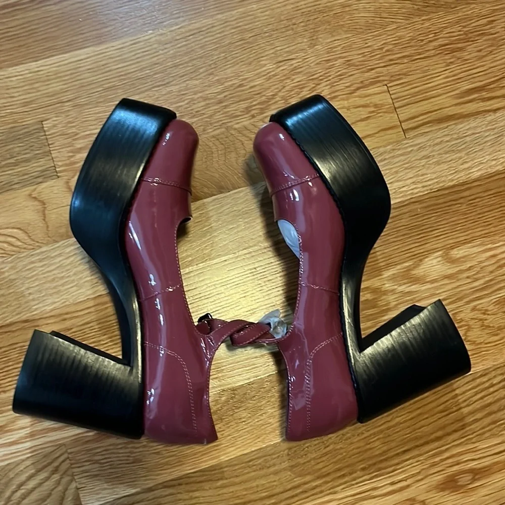 Free People Jeffrey Campbell Pia Platform Mary Janes Size 10 New